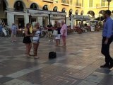 Amateurvideo Bondage in Public • Mallorca: Plaça Major von BunNyna